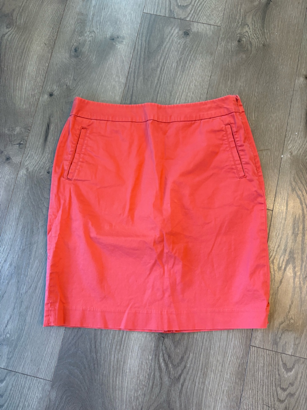 L.L. Bean Coral Favorite Fit Skirt